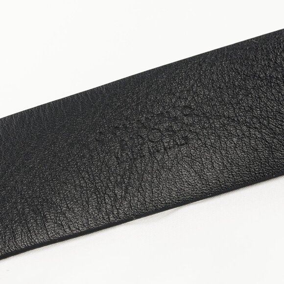 Chanel Black Leather CC Woven-Chain Belt - Picture 4 of 5